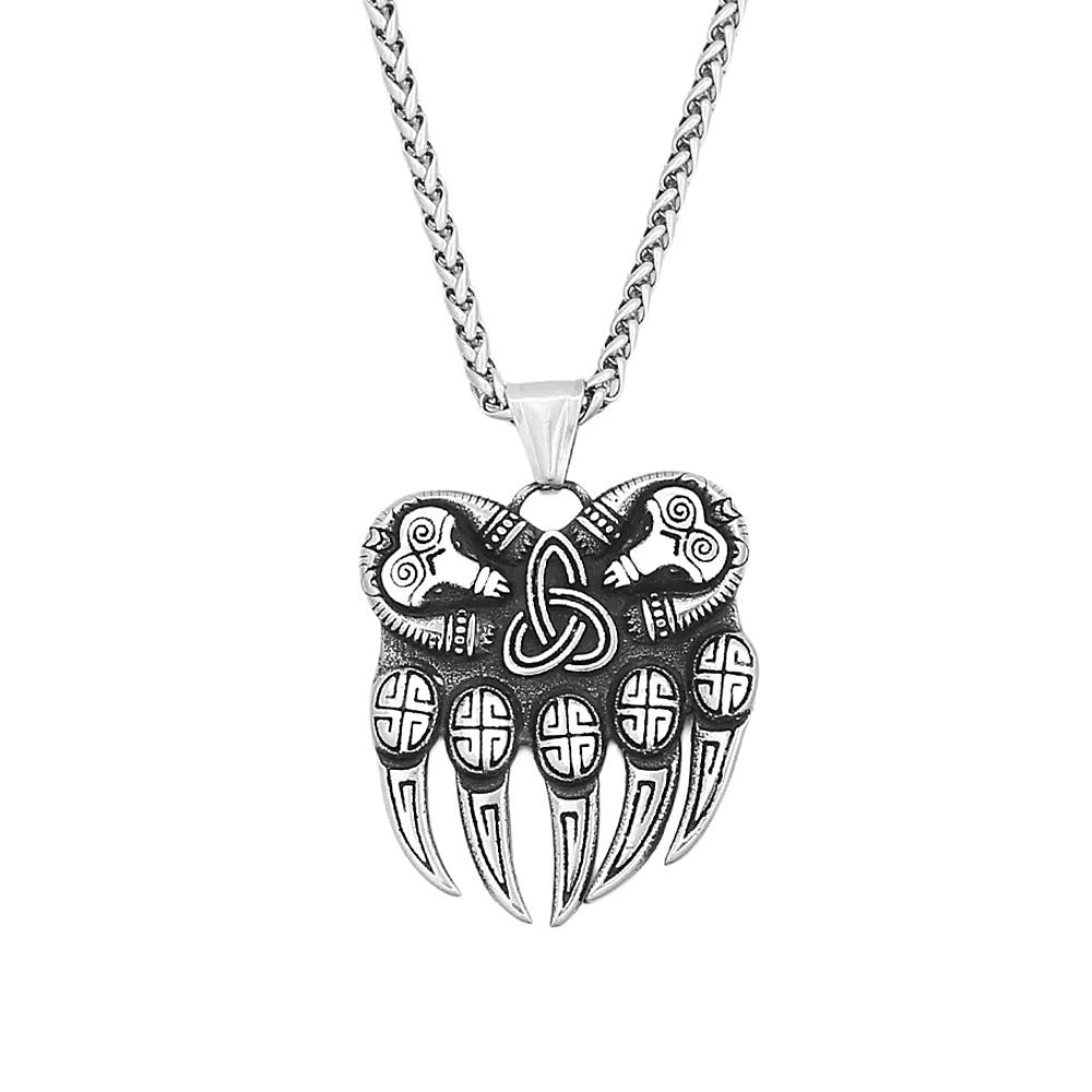 Punk Viking Stainless Steel Pendant Necklace