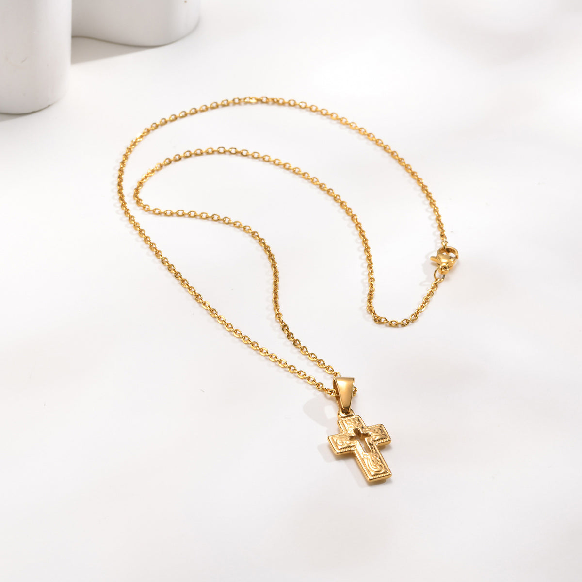 And Universal Round Brand Stainless Steel Necklace Unisex