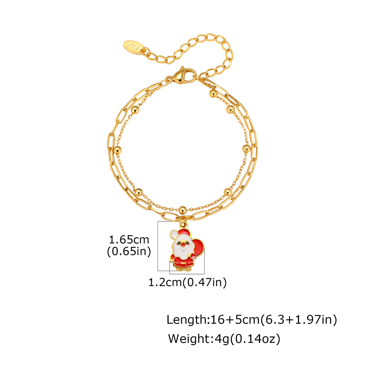 Festive Christmas Jewelry — Earrings or Bracelet
