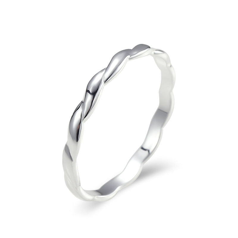 Minimalist Solid 925 Sterling Silver Ring
