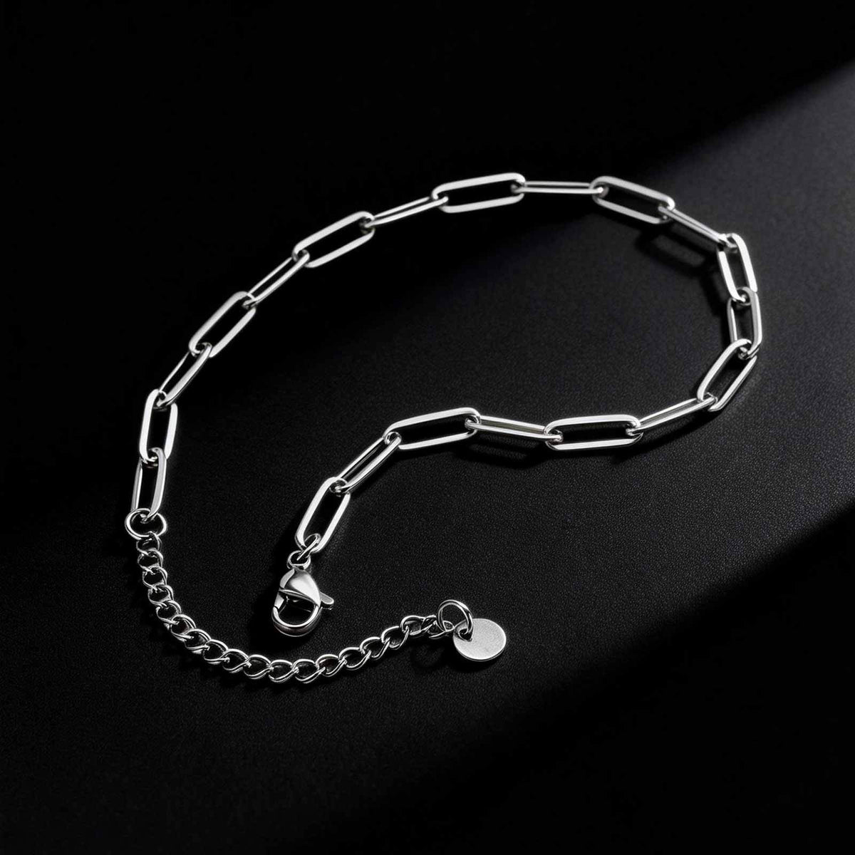 Personalized Creative Long Square Stainless Steel Anklet