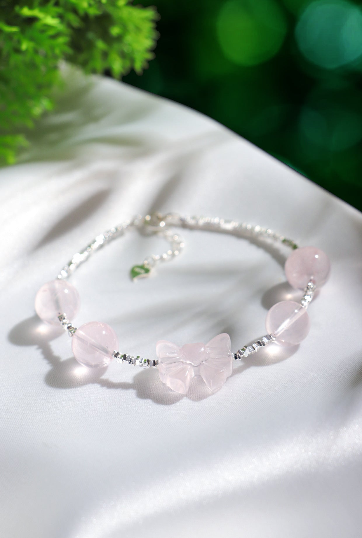 Planderful Fortune's Favor Bracelet – Sweet and Cute Aquamarine Star and Moon Design