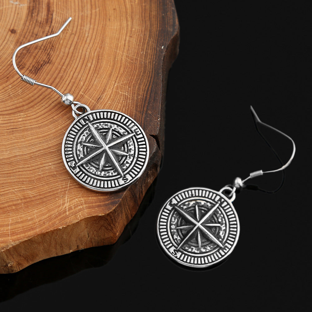 Amazon's New Men's Fashion Titanium Steel Viking Earrings