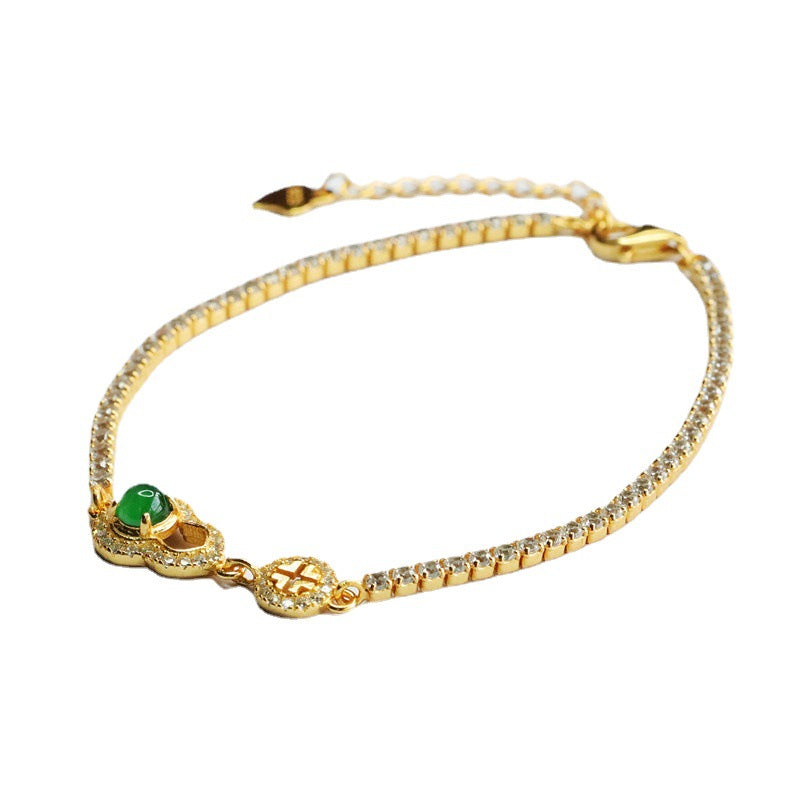 Jadeite Gourd Bracelet