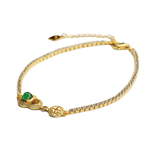 Jadeite Gourd Bracelet