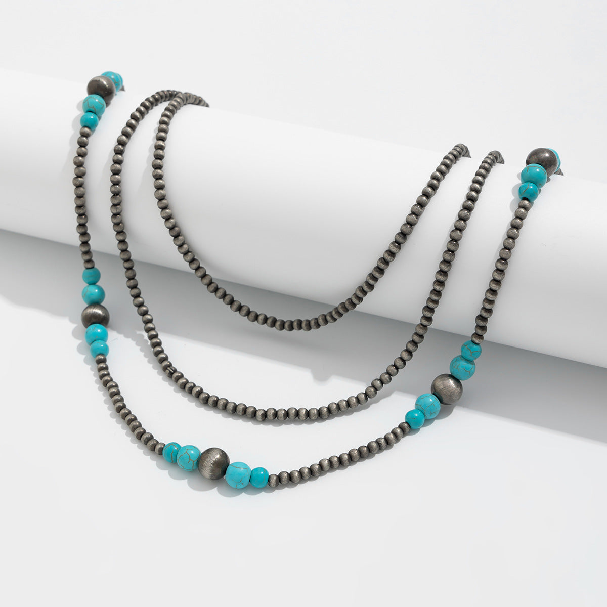 Planderful Vienna Verve Necklace – Handmade Ethnic Turquoise Bow Design