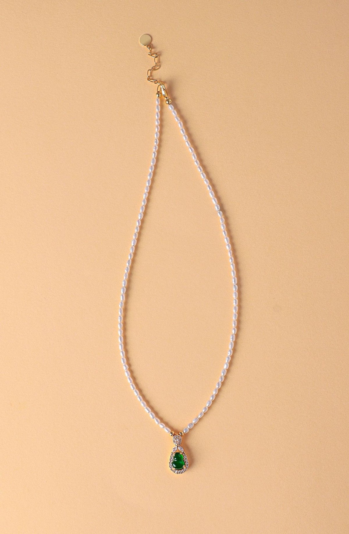 Freshwater Pearl Gourd Pendant Necklace