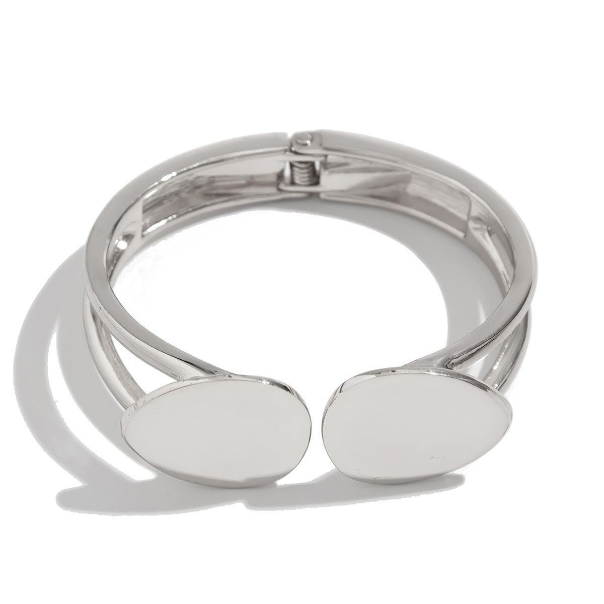 Planderful Vienna Verve Water Drop Open Bracelet For Women Cyberpunk Geometric Metal Statement Jewelry
