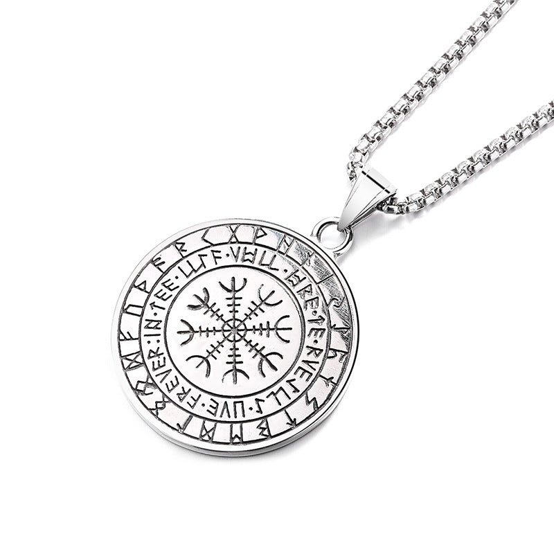 Steel Necklace - Elegant Tree Of Life Pendant