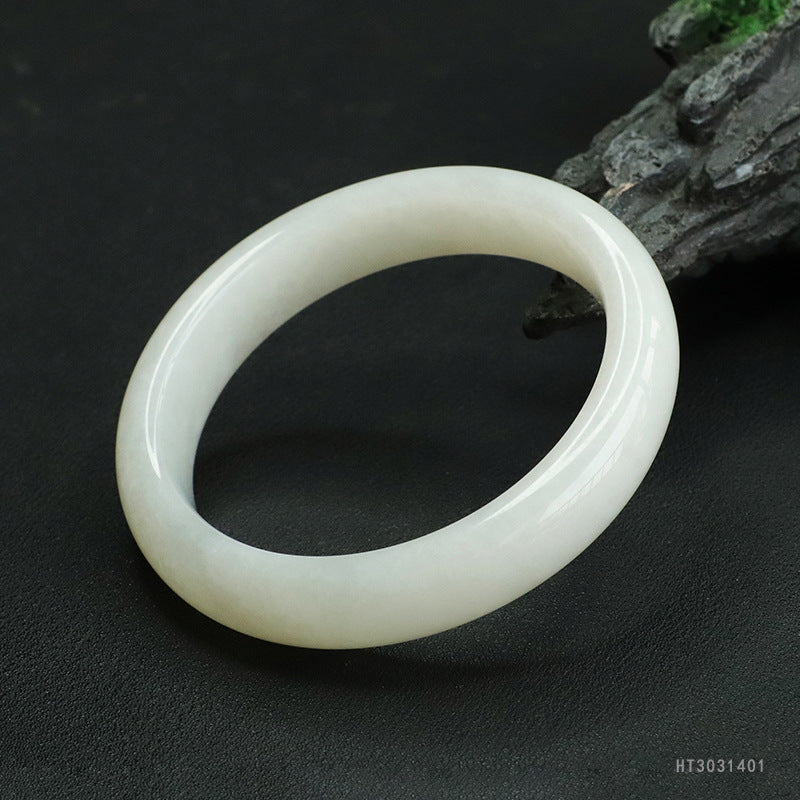 Hetian White Jade Bangle