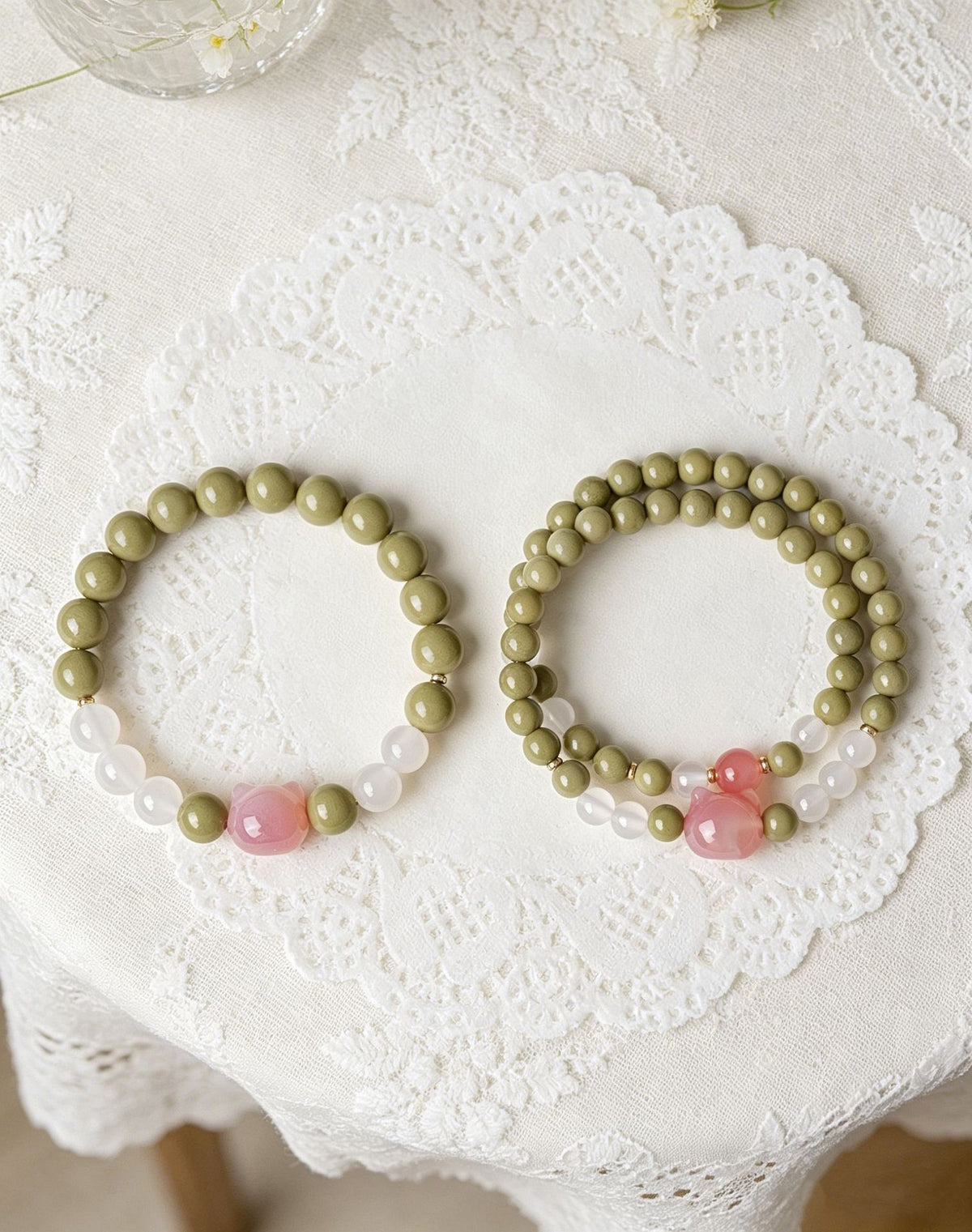 Agate Cat Bracelet