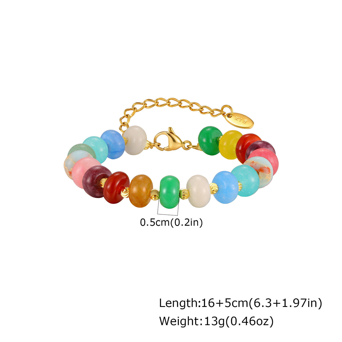 Natural Stone Copper Bracelet