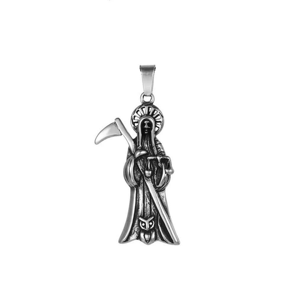Punk Owl Stainless Steel Men's Pendant Necklace
