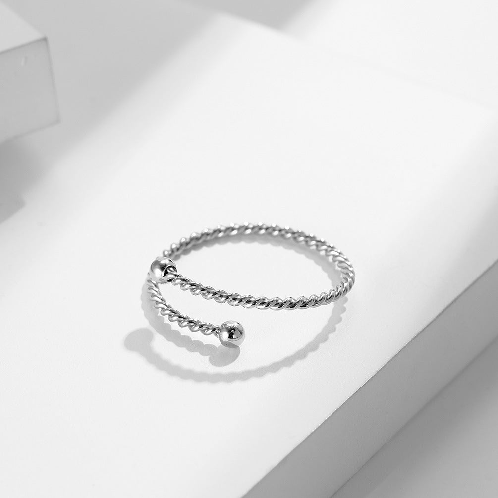 Japan And South Korea's Elastic Wire Rope Cable Ring Jewelry