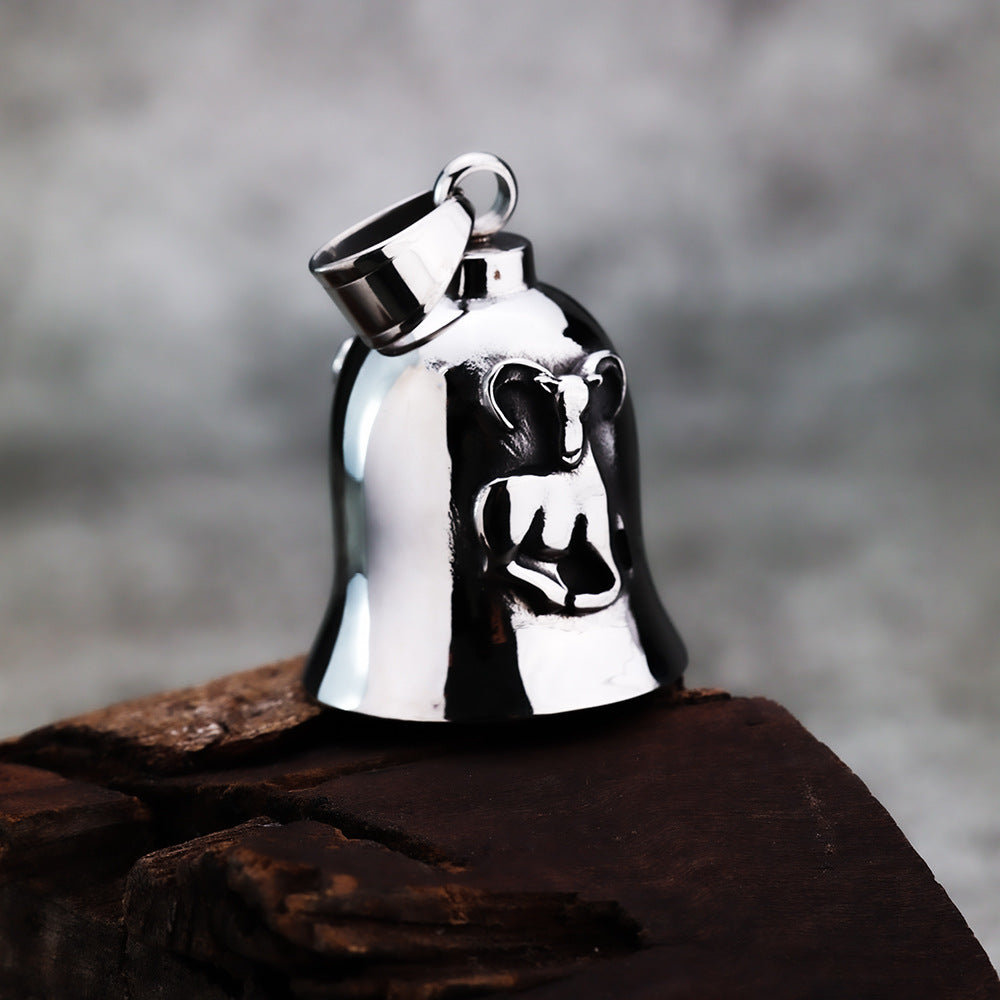 Tree of Life Skull Stainless Steel Men's Pendant Necklace