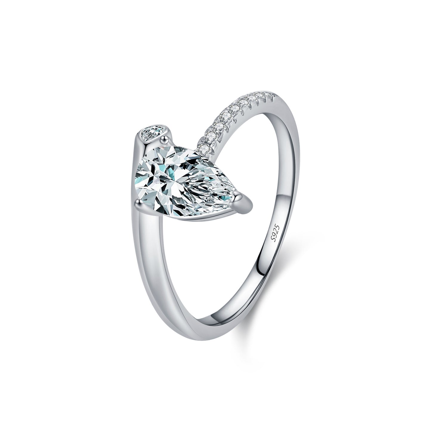 Planderful Everyday Genie Ring – Exquisite Irregular Design with Sparkling Zircon