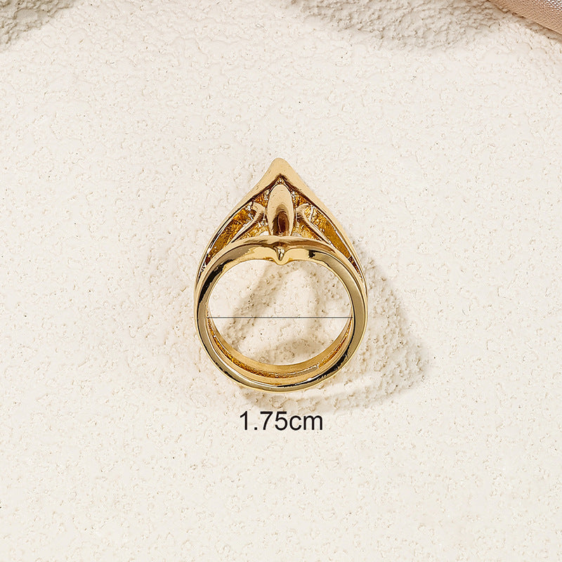 Royal Majesty Metal Finger Buckle Ring - Elegant Vienna Verve Collection