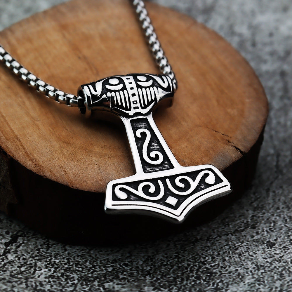 Cross-Border Nordic Viking Pendant Stainless Steel Jewelry