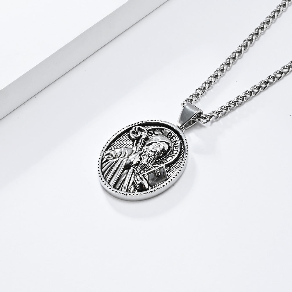 European And American Virgin Mary Pendant For Men Gifts