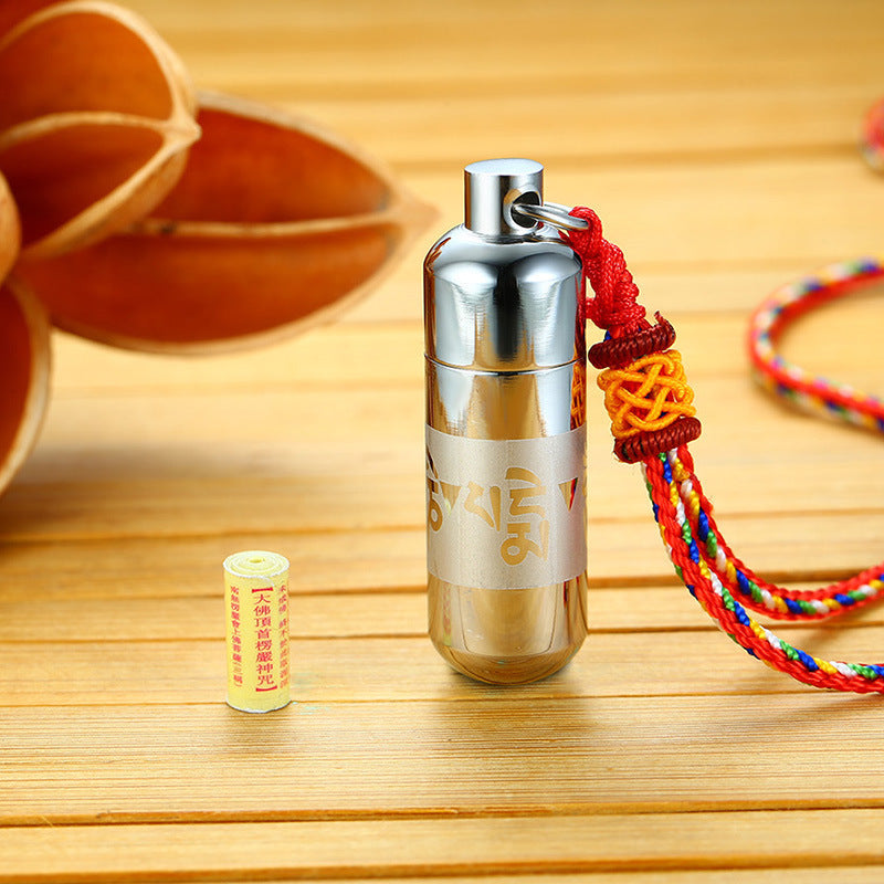 Pendant Stainless Steel Braided Rope Necklace for Men and Women