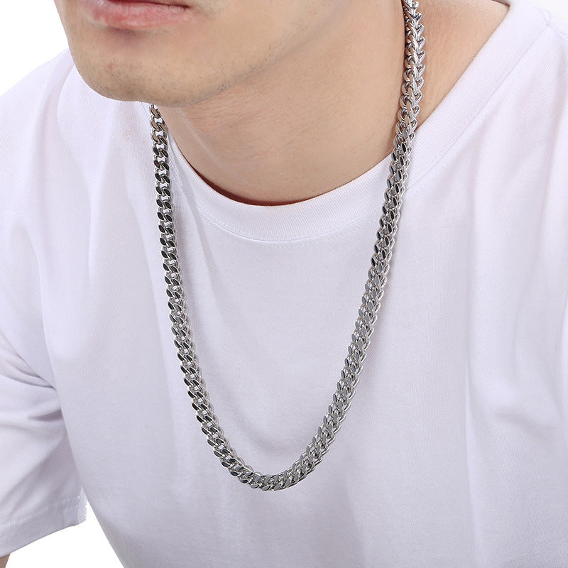 Planderful Keel Chain Necklace Unisex Gold Plated Bold