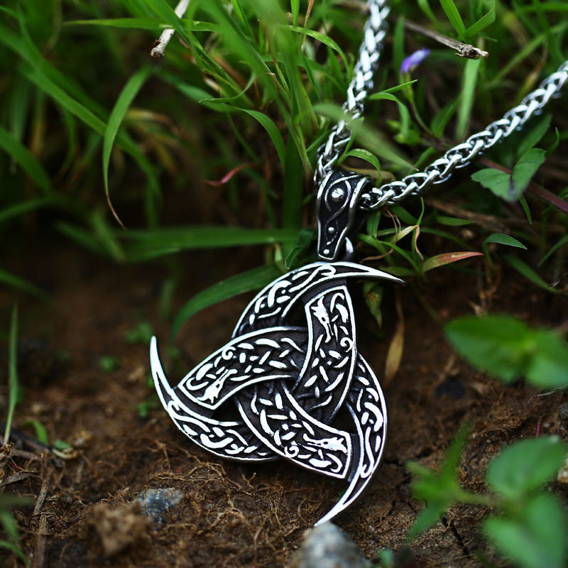 Nordic Viking Celtic Knot Stainless Steel Pendant for Men
