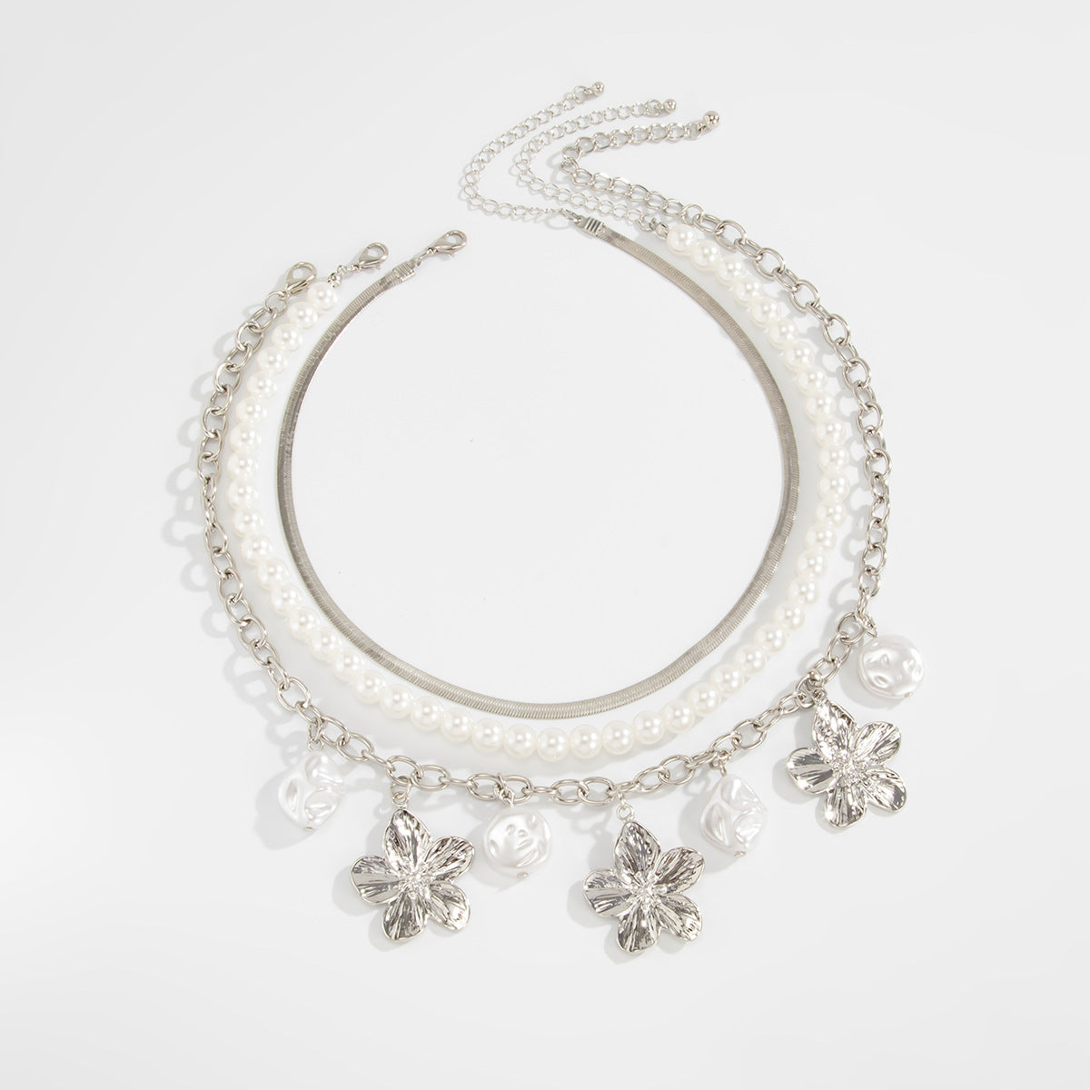 Planderful Vienna Verve Necklace – Elegant Imitation Pearl Design