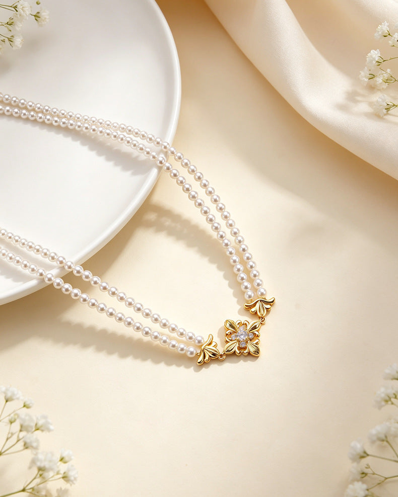 Pearl Layered Necklace