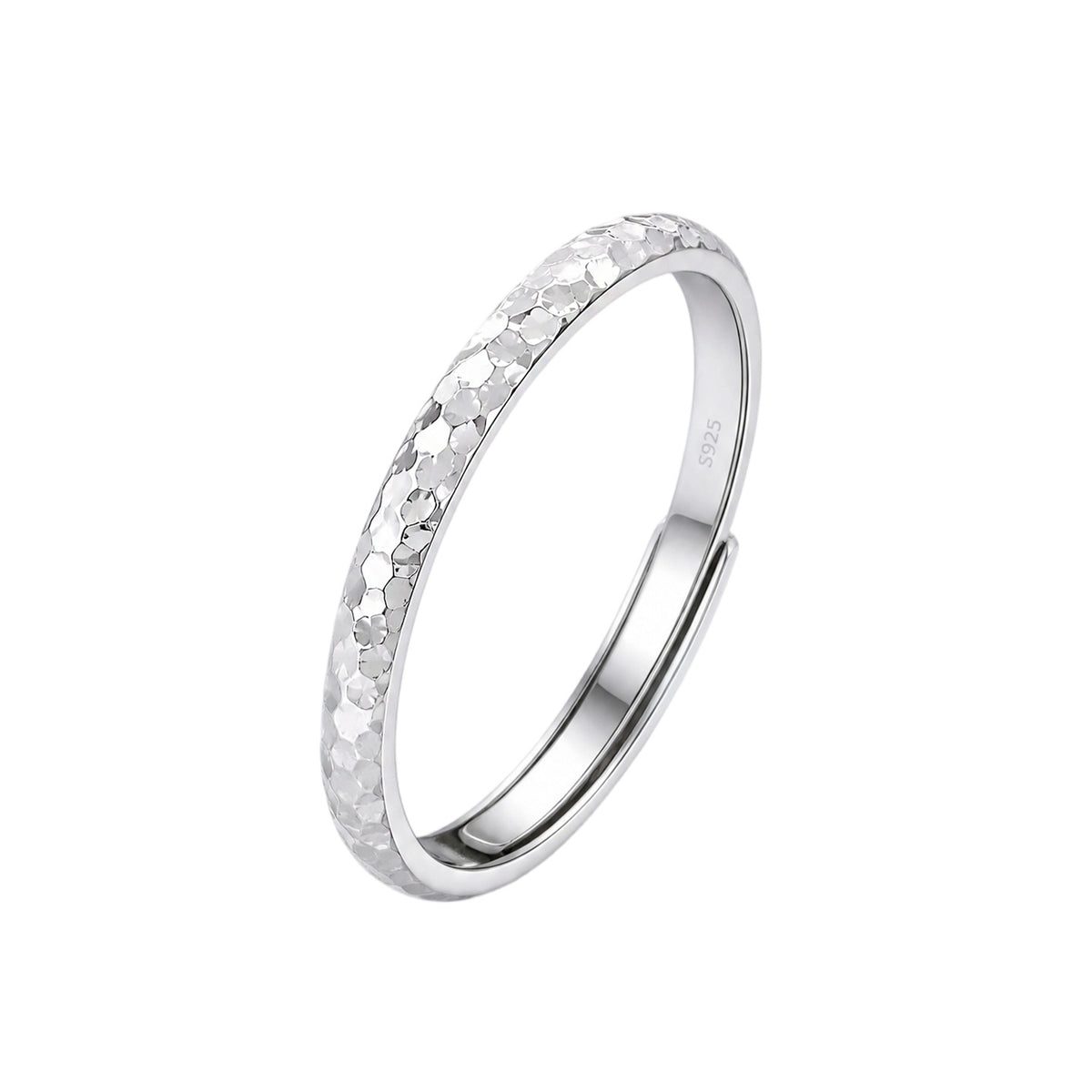 Burst Shredded S925 Sterling Silver Women's Ring