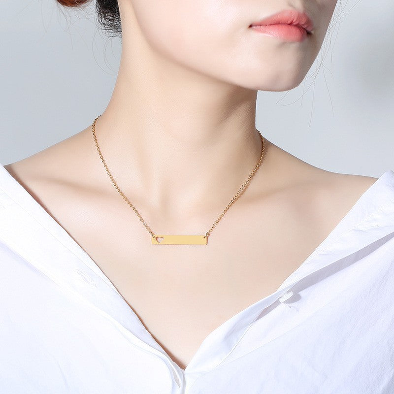 Fashion Trend Women's Jewelry Wholesale Stainless Steel Necklace