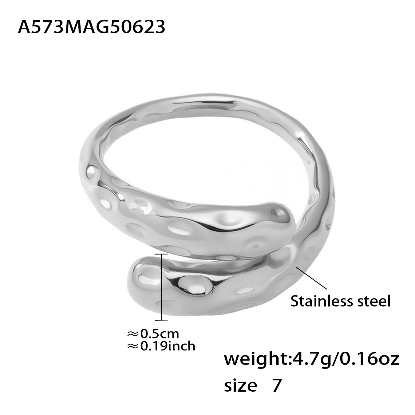 Planderful Titanium Color Ring Everyday Genie For Her