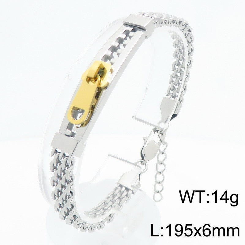 Bent Piece – Design – Zipper Shape Bracelet