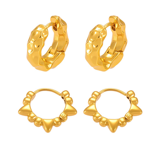 Planderful Everyday Genie Rivet Ring Earrings Commuters