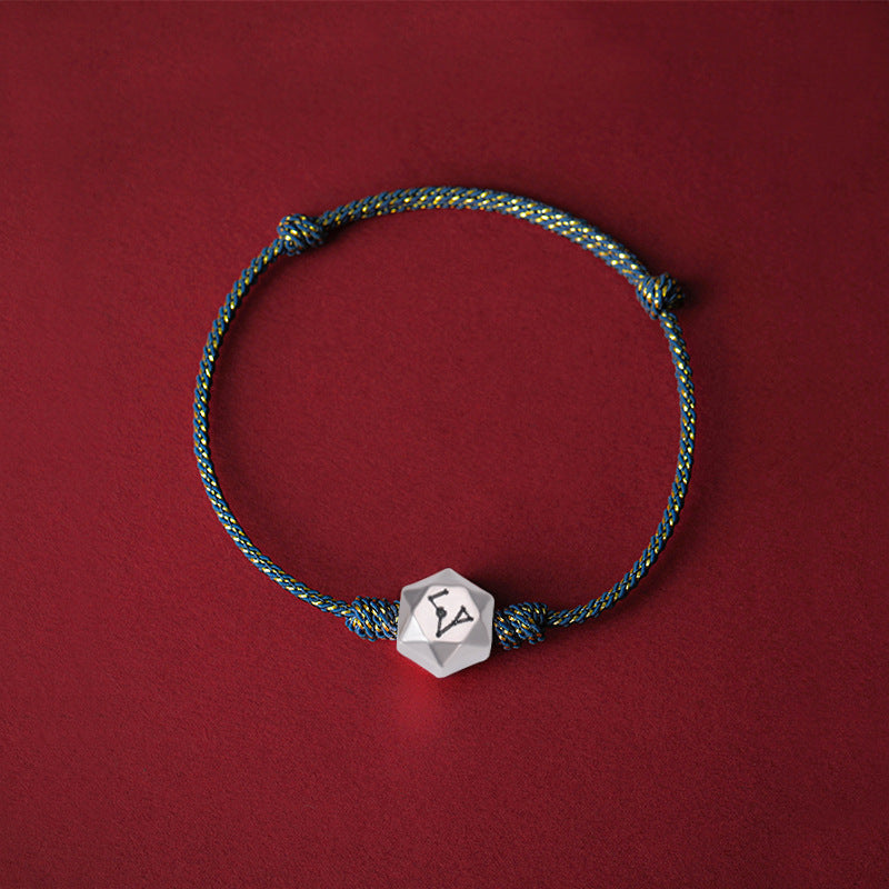 Fortune's Favor: Sterling Silver Constellation Bracelet for Couples