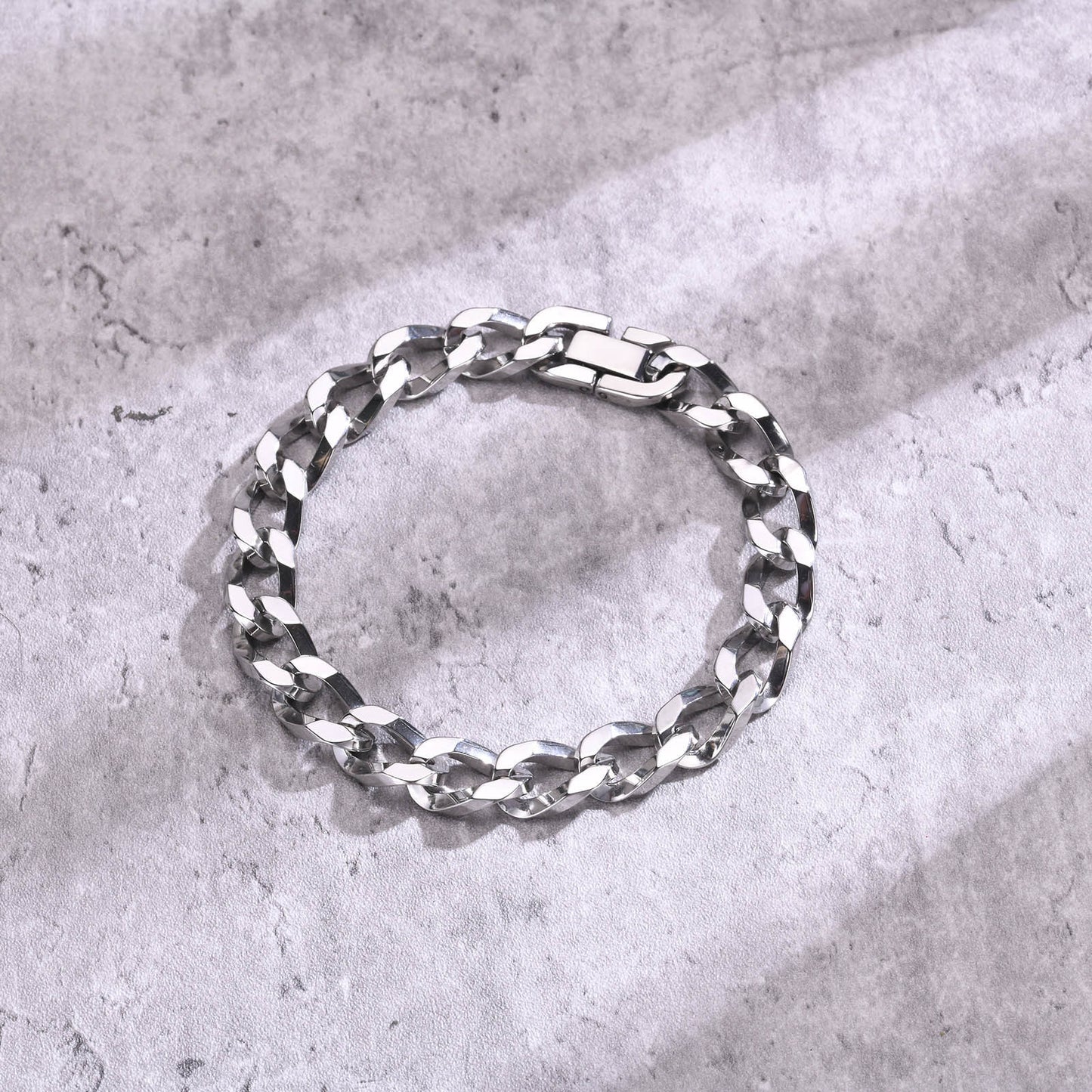 Stainless Steel Irregular Bracelet Men's Personality Hip Hop Jewelry