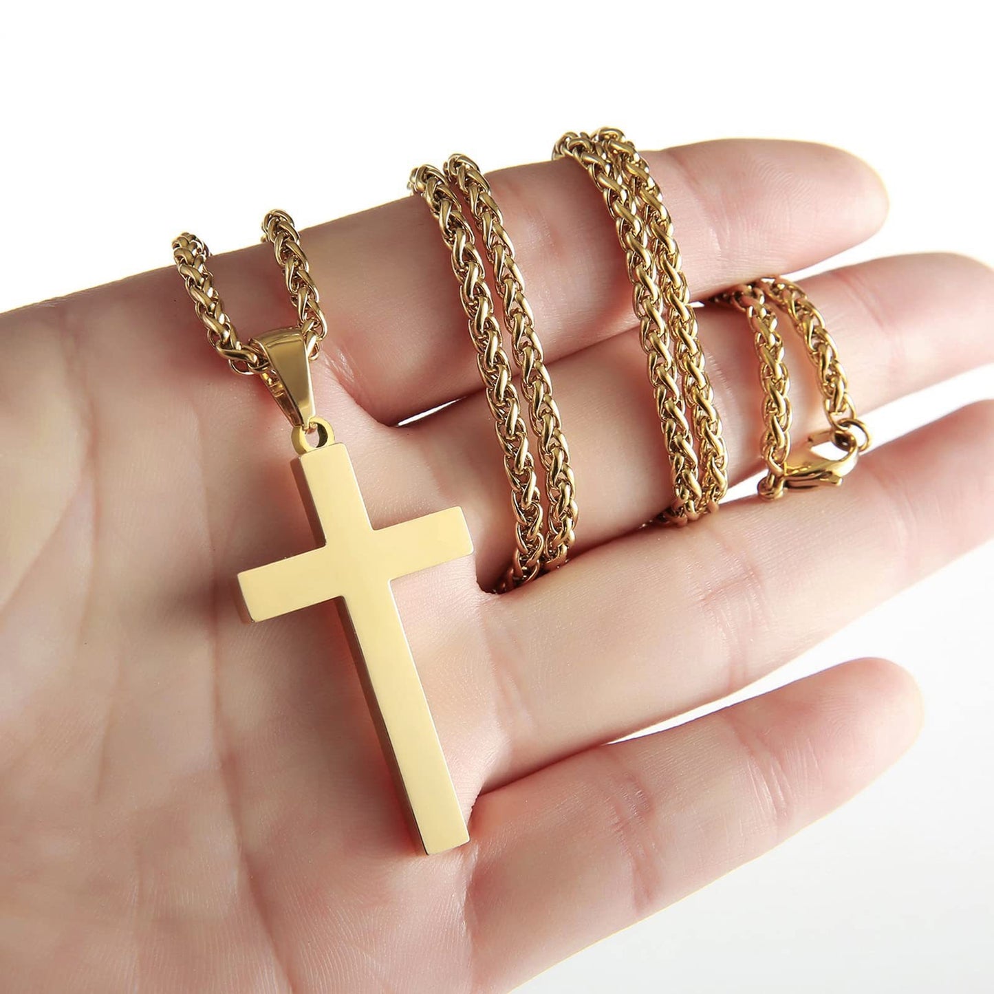 Personalized Cross Necklace By Planderful Everyday Genie Titanium Steel Pendant For Hip Hop Fans