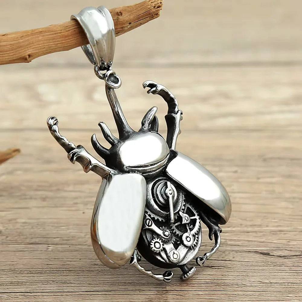 Punk Vintage Stainless Steel Pendant Necklace