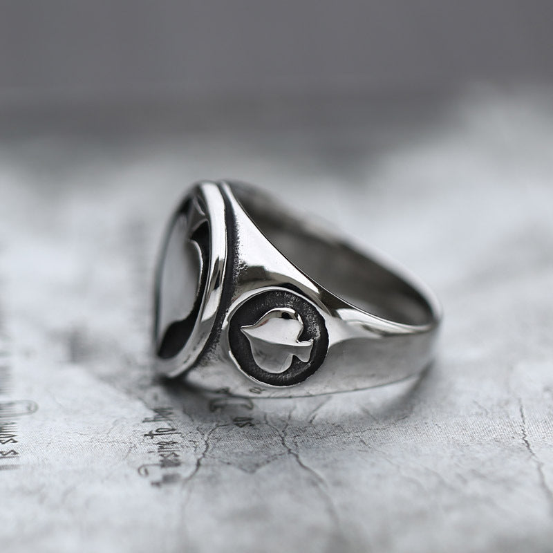 Modern Titanium Steel Ring - Unisex Minimalist Design for Japanese and Korean Fashion Trends