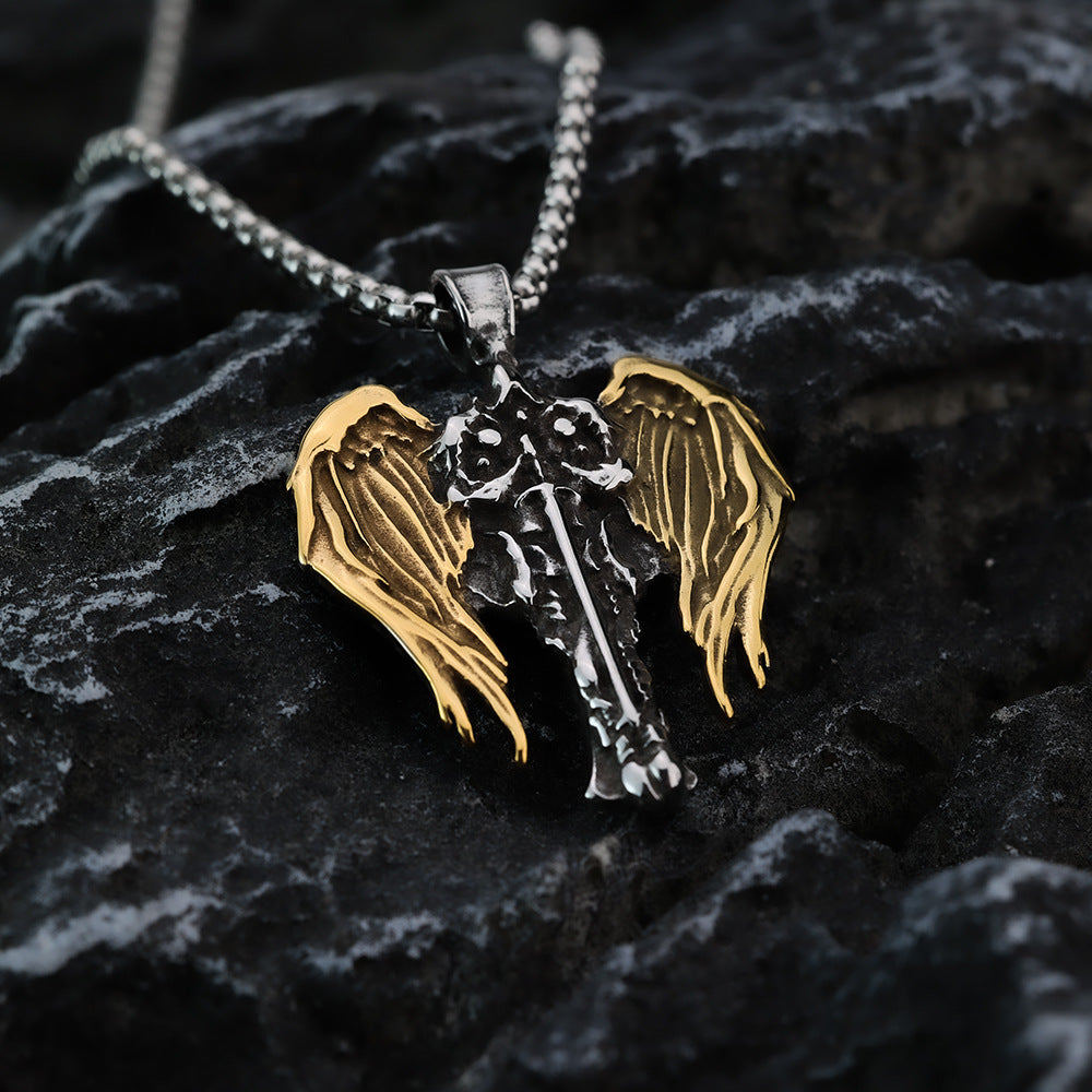 European and American Jewelry Wholesale Viking Odin Pendant Necklace