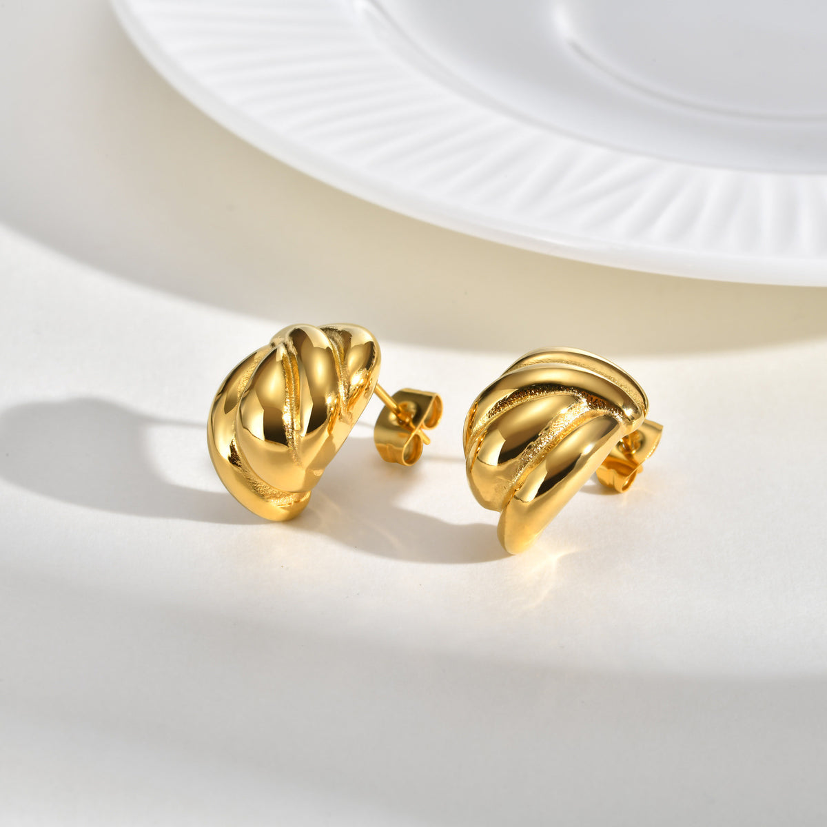 Modern Stainless Steel Earrings
