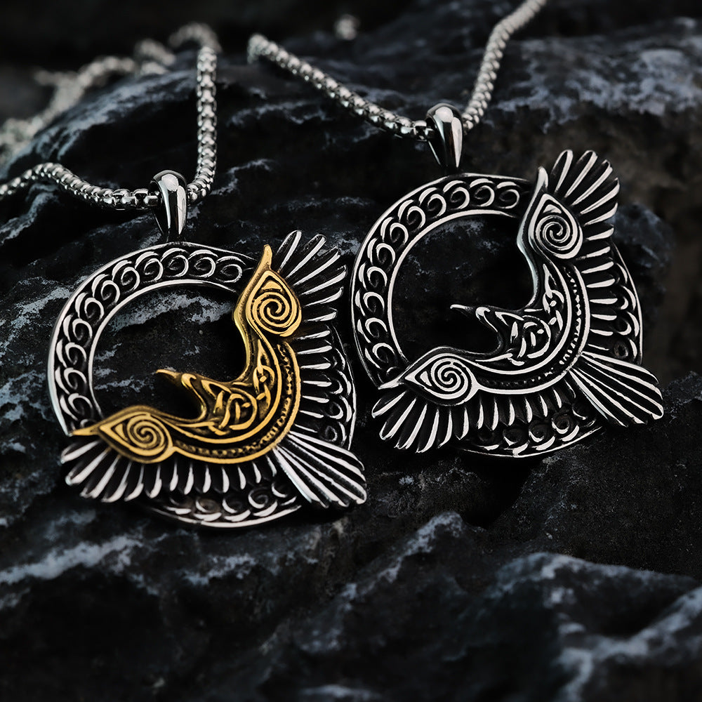 European and American Jewelry Wholesale Titanium Steel Pendant Necklace for Men