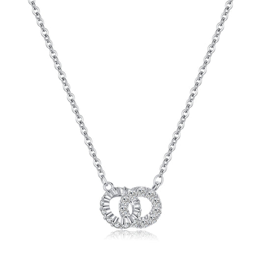 Planderful Everyday Genie Necklace – Exquisite Sterling Silver with Shiny Zircon
