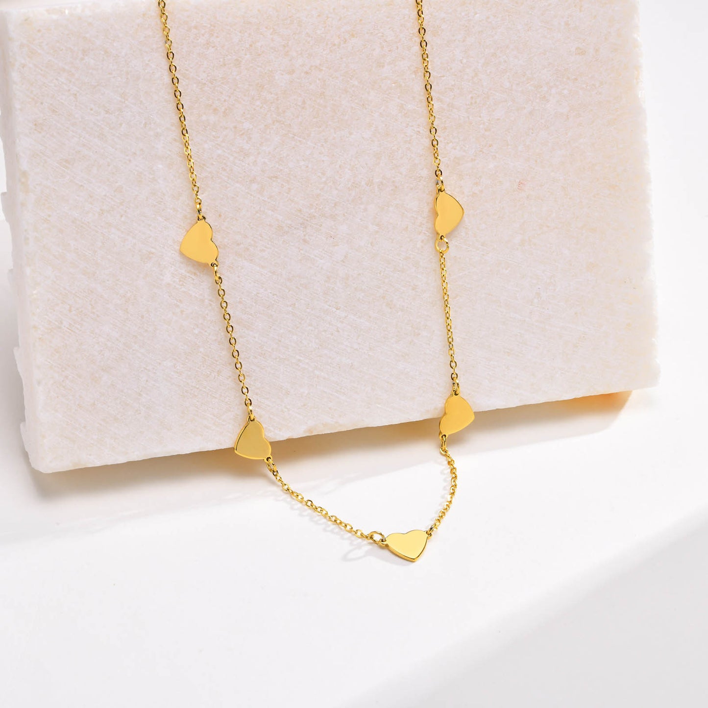 Stainless Steel Versatile Simple Collarbone Chain Gold Necklace