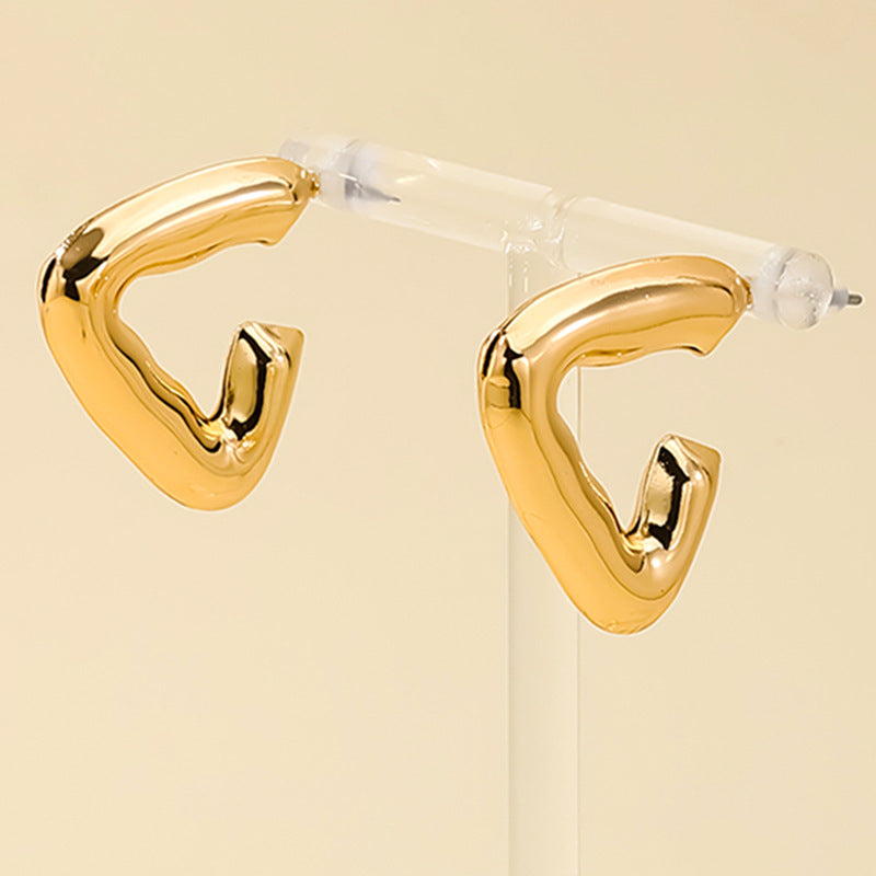 Planderful Vienna Verve Earrings – Elegant Geometric Design