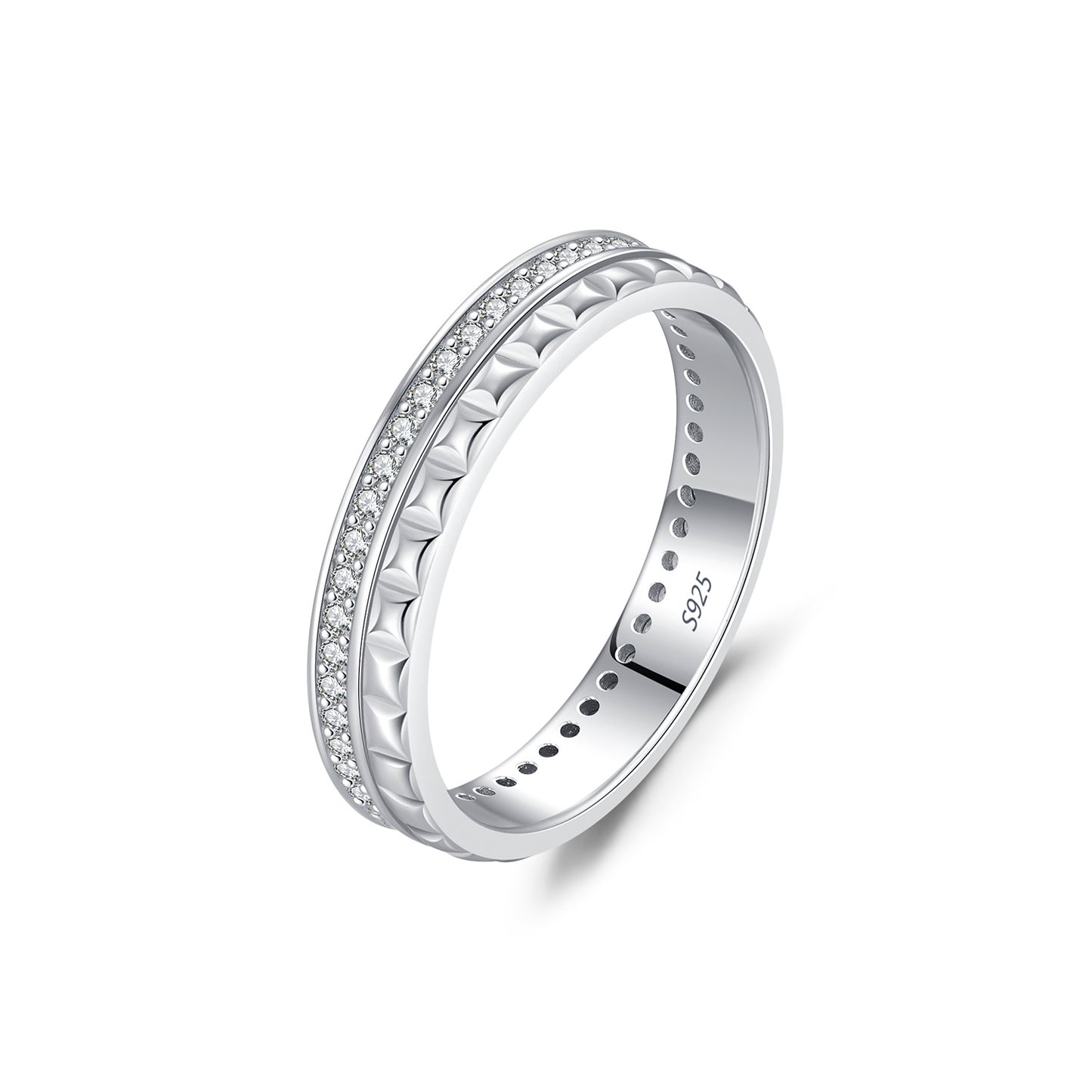 Planderful Everyday Genie Ring – Elegant Sterling Silver with Zircon Detail