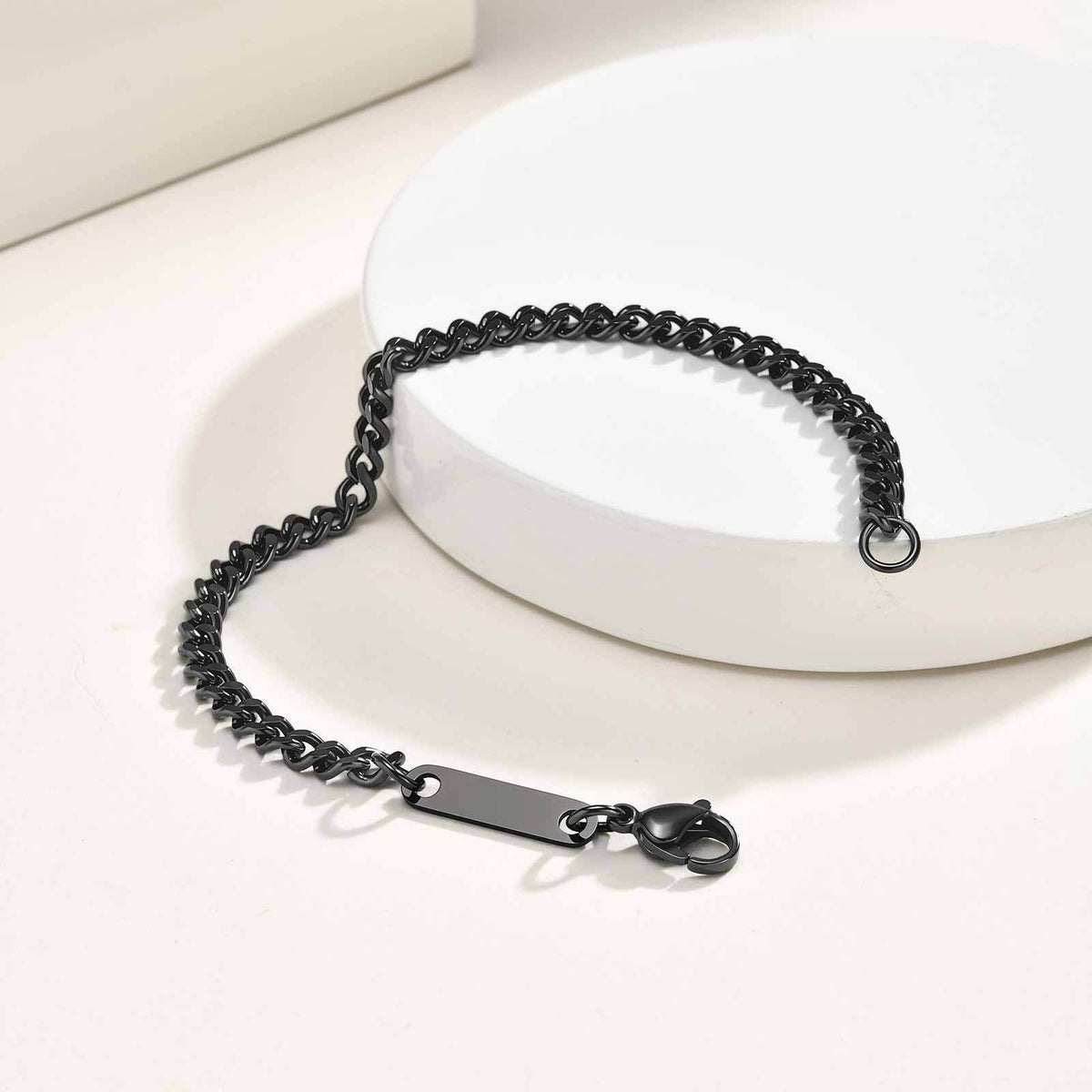 Street Leisure Simple Grinding Stainless Steel Bracelet for Men