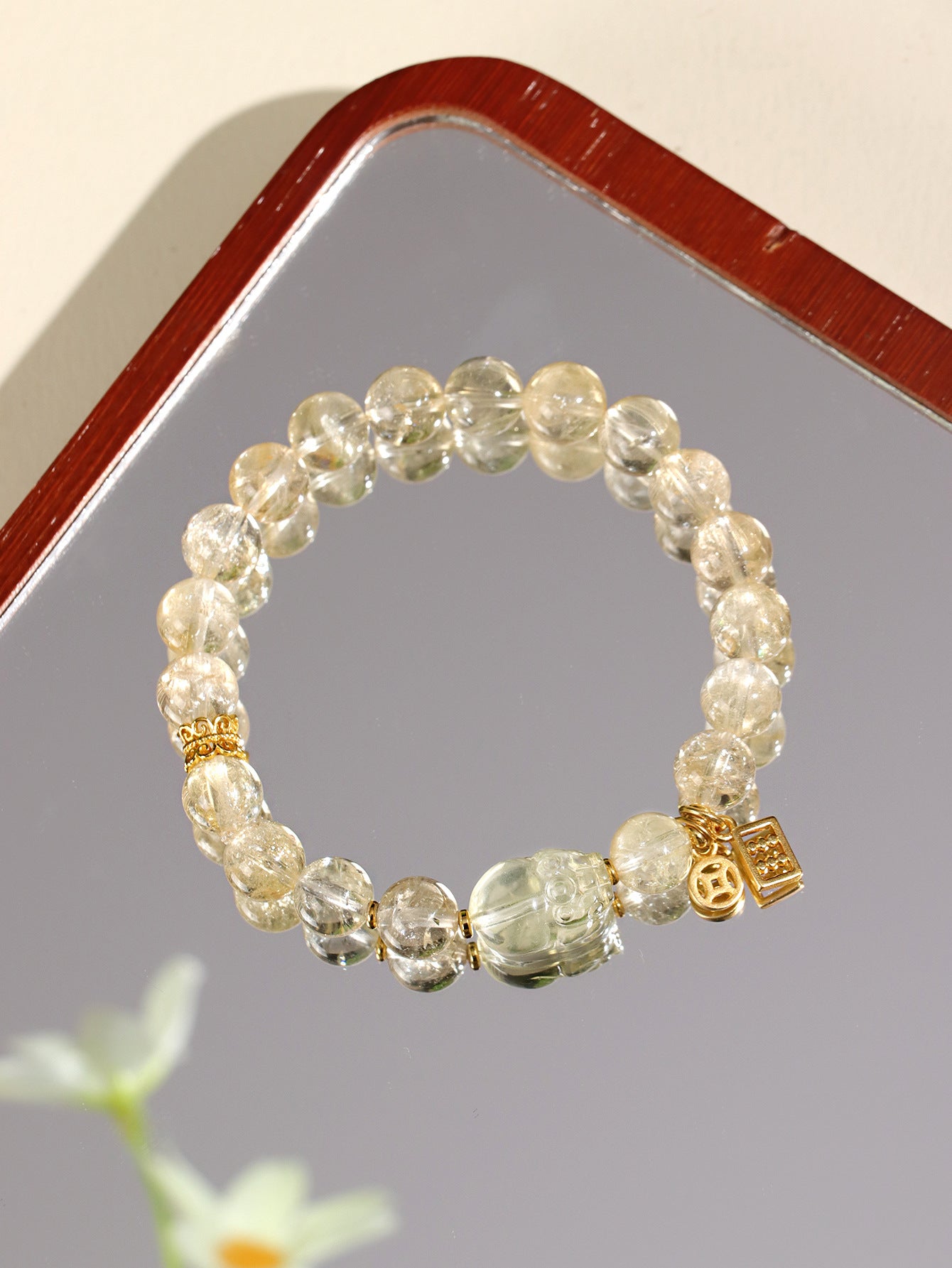 Planderful Fortune's Favor Bracelet – Elegant Citrine Pixiu Design
