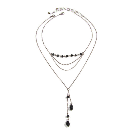 Gothic Blood-Drip Teardrop Necklace