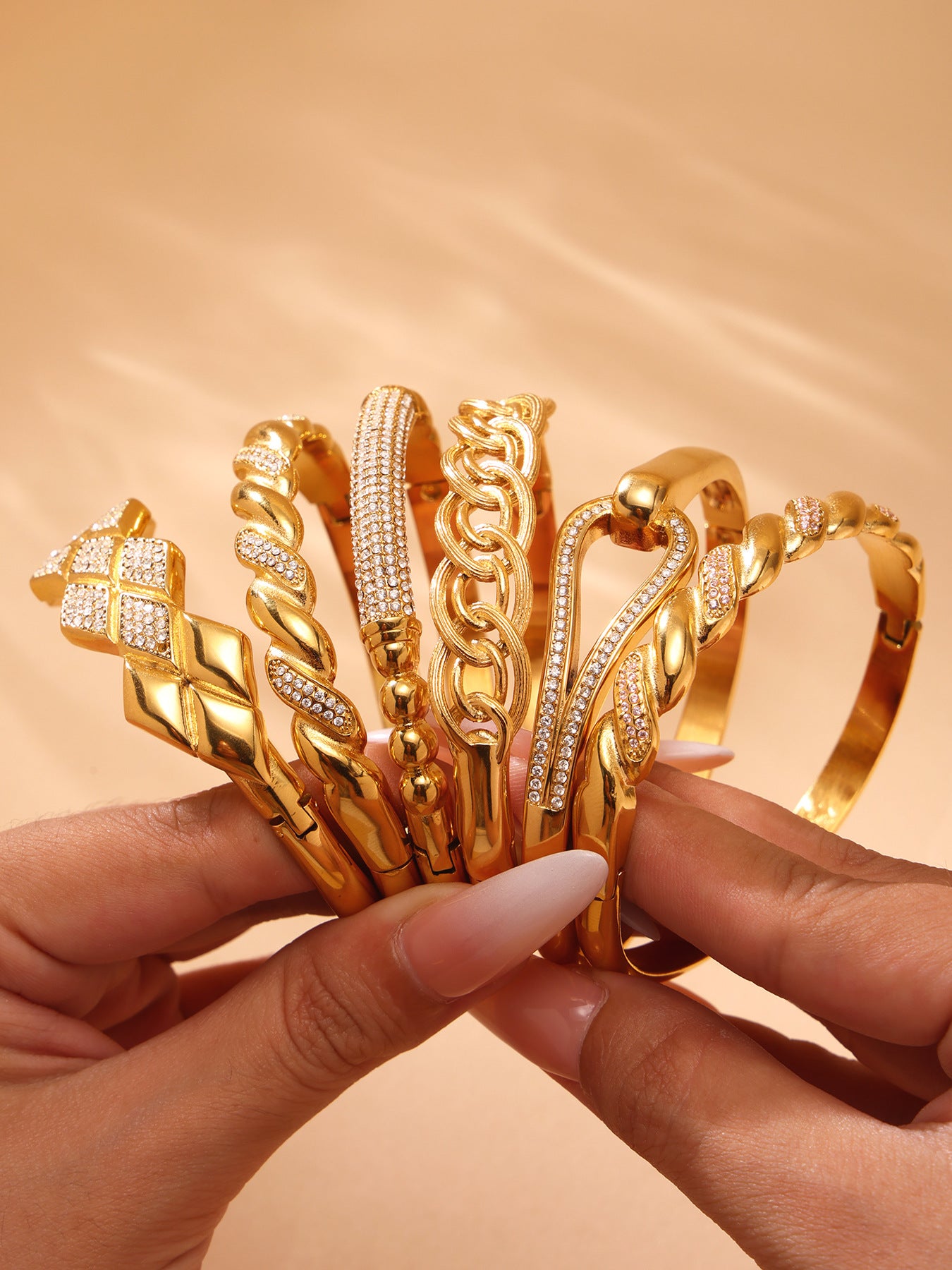 Planderful Everyday Genie Stainless Steel Zircon Bracelet