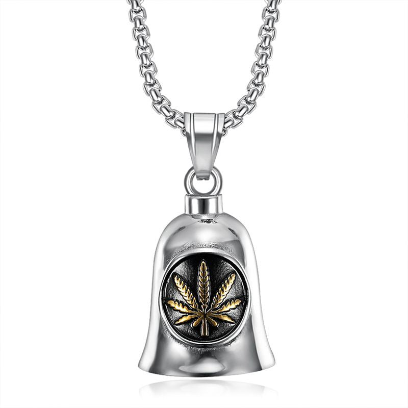 Punk Maple Leaf Stainless Steel Jewelry